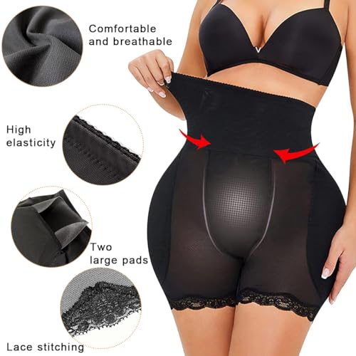 PALAY® Hip Pads for Women Dip Enhancer Shapewear High Waist Butt Lifter Pad Panties L 2PCS Black PALAY® Hip Pads for Women Dip Enhancer Shapewear High Waist Butt Lifter Pad Panties L 2PCS Black
